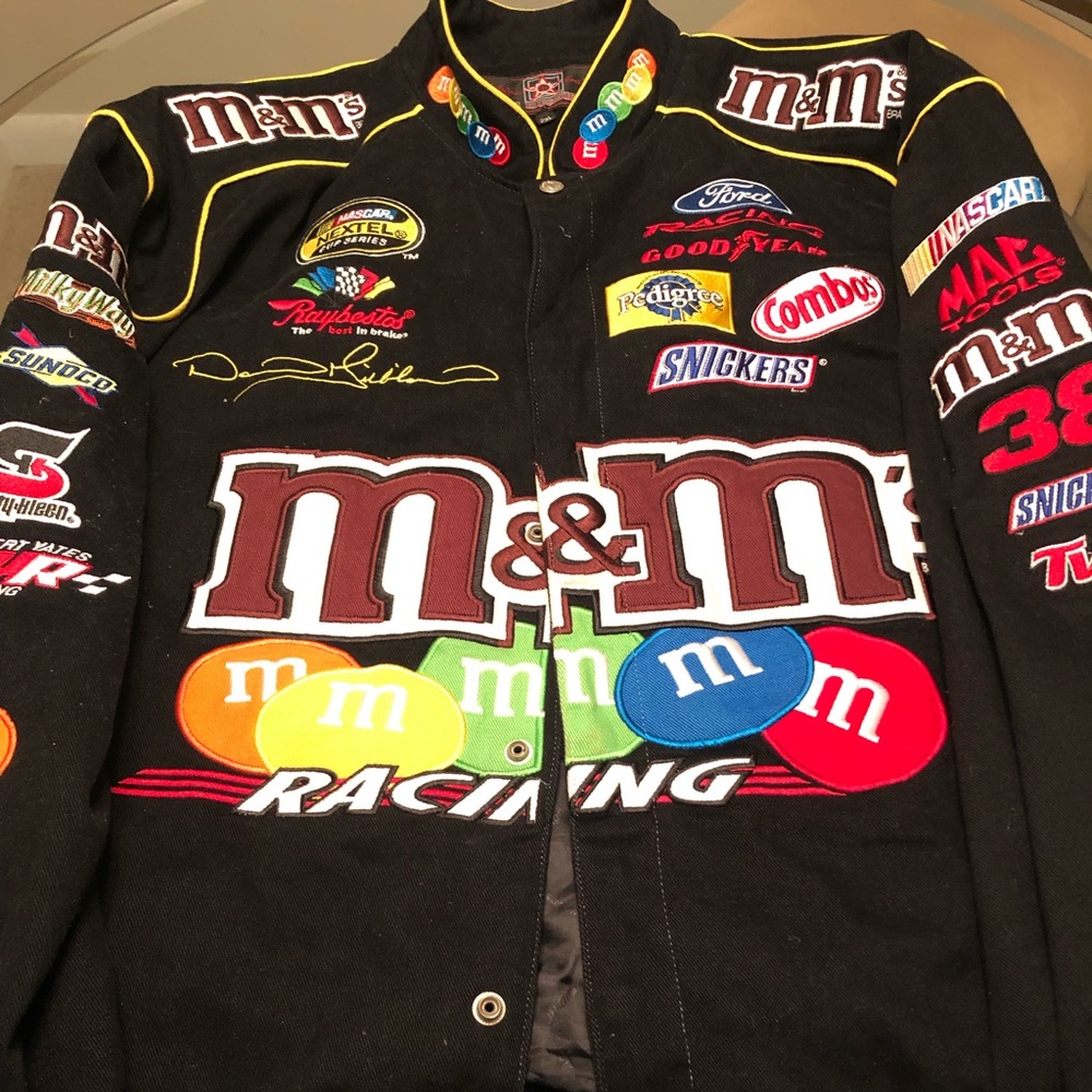 Men's M&Ms Jacket NASCAR Racing Jacket Size : 2XL.